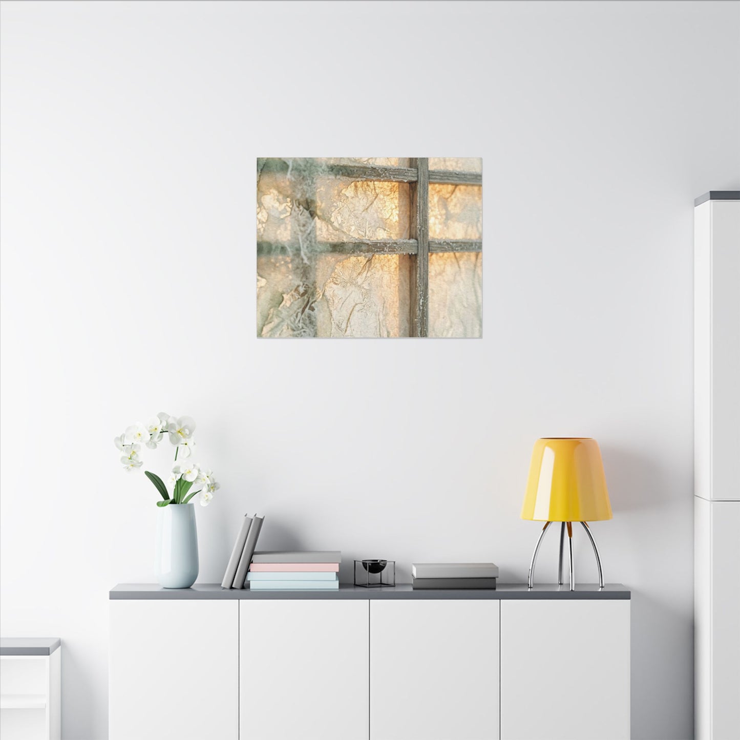Ceramic Bowl Spring Canvas Art | Japandi Earthy Design