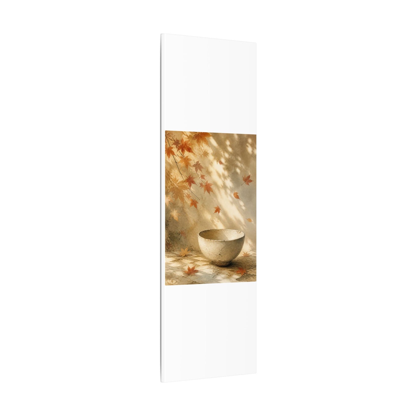 Japandi Ceramic Bowl in Dappled | Watercolor Canvas Art