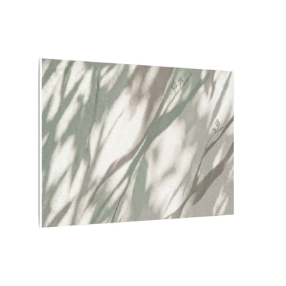 Japandi Shadow Play in Dappled | Japanese Pattern Canvas Art