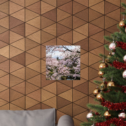 Golden Hour Ceramic Bowl Wall Art Print - Japandi Shibui