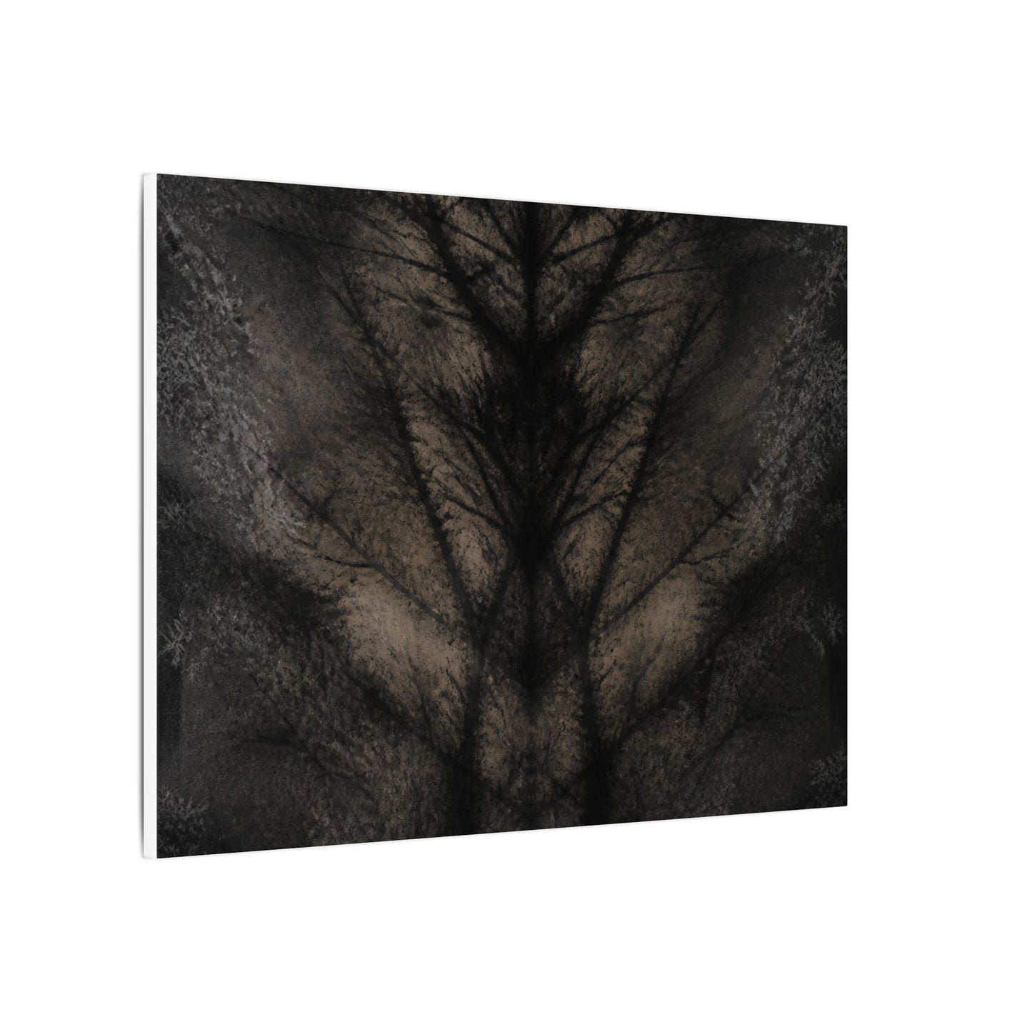 Seijaku Shadow Play Canvas Art - Dark Japandi Charcoal Ink