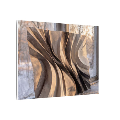 Mono No Aware Paper Fold Canvas Art - Japandi Minimal Line