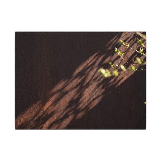 Rust Patina Moody Minimal Canvas Art | Sophisticated Dark Japandi Art