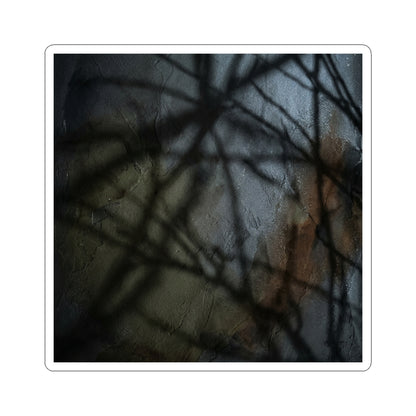 Dark Japandi Shadow Play in Moonlight | Dark Texture Sticker