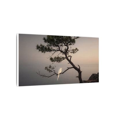 Dawn Pine Tree Canvas Art - Dark Japandi Datsuzoku