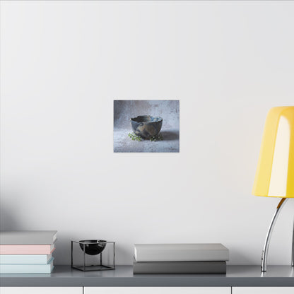 Ceramic Bowl Spring Canvas Art | Japandi Warm Design