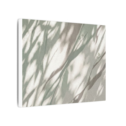 Japandi Shadow Play in Dappled | Japanese Pattern Canvas Art
