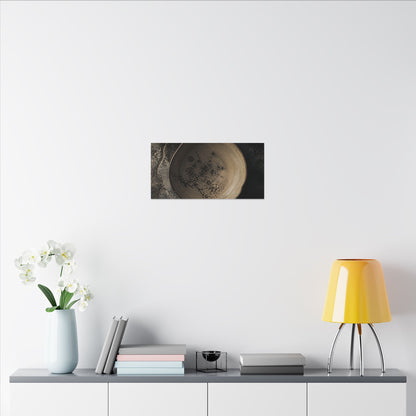 Ceramic Bowl Spring Canvas Art | Japandi Earthy Design
