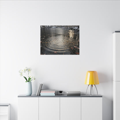 Water Ripple Broken Beauty Canvas Art | Artful Kintsugi Art