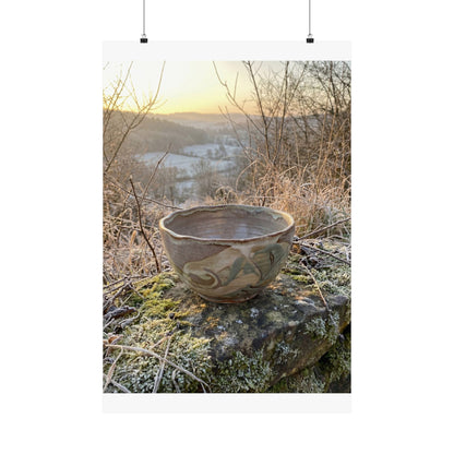 Shibui Ceramic Bowl Wall Art Print - Japandi Japanese Pattern Art Print