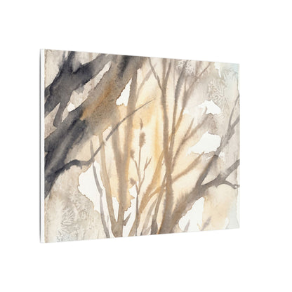Ma Shadow Play Canvas Art - Japandi Watercolor