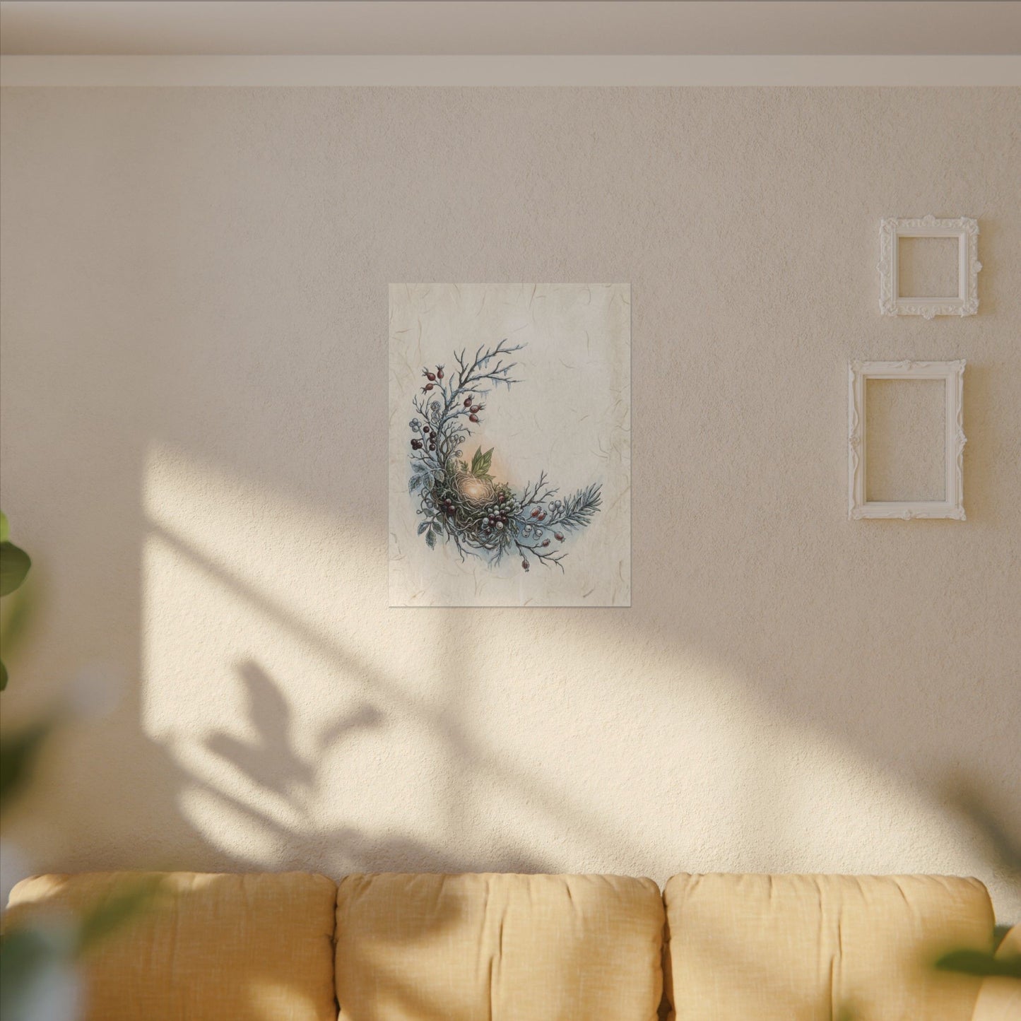 Winter Shoji Screen Forest Whimsy Canvas Art | Enchanting Decor