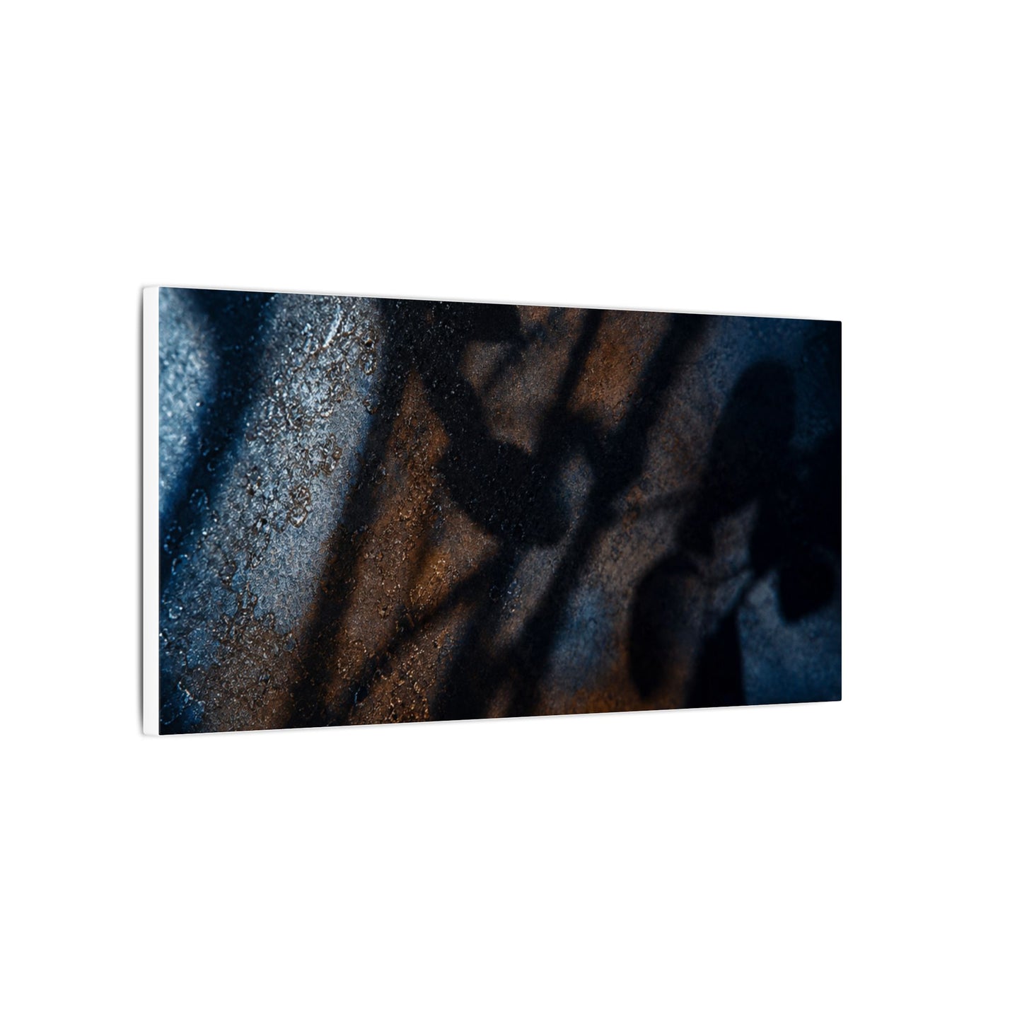 Moonlight Shadow Play Canvas Art - Dark Japandi Ma