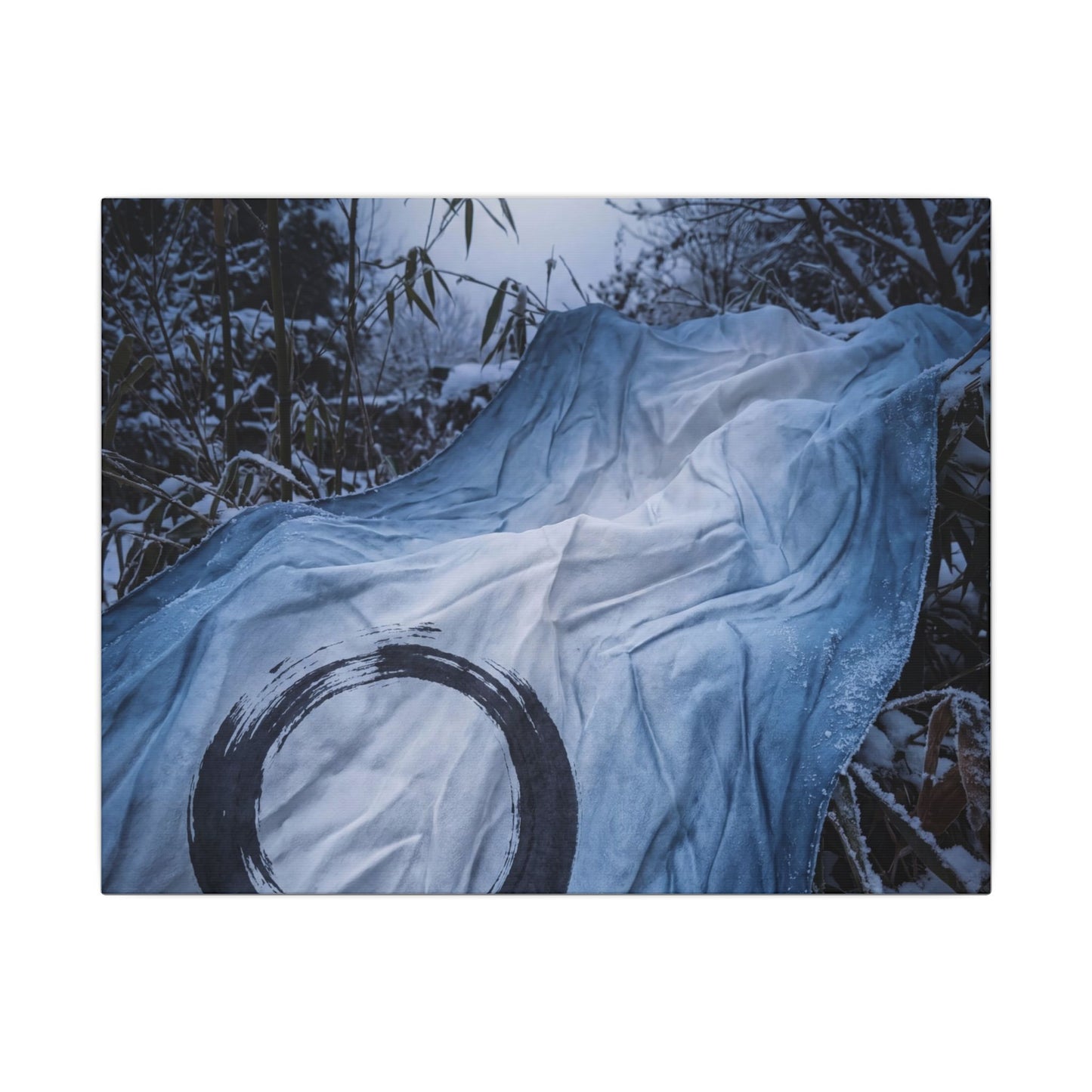 Moonlight Silk Drape Canvas Art - Zen Datsuzoku
