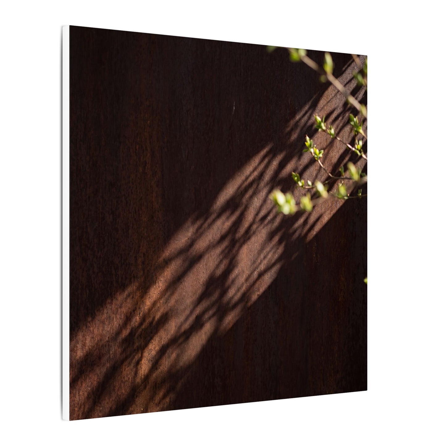 Rust Patina Moody Minimal Canvas Art | Sophisticated Dark Japandi Art