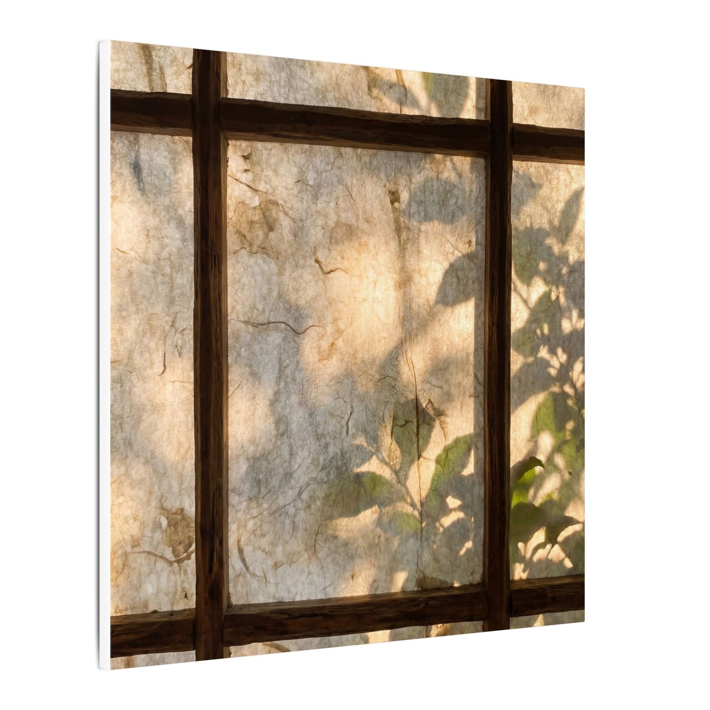 Golden Hour Shoji Screen Canvas Art - Japandi Mono No Aware
