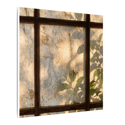 Golden Hour Shoji Screen Canvas Art - Japandi Mono No Aware