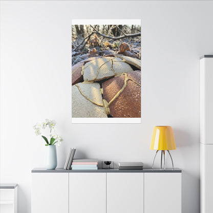 Broken Pottery Crackle Gold Canvas Art | Healing Kintsugi Art