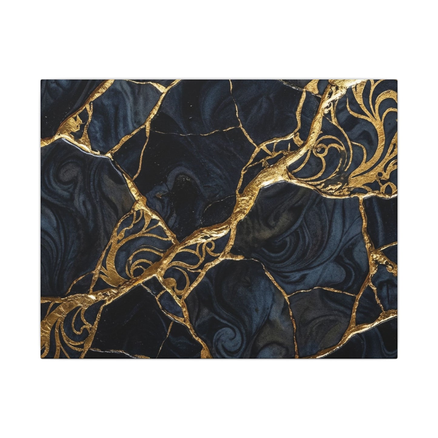 Kintsugi Gold Vein Canvas Art Art Print