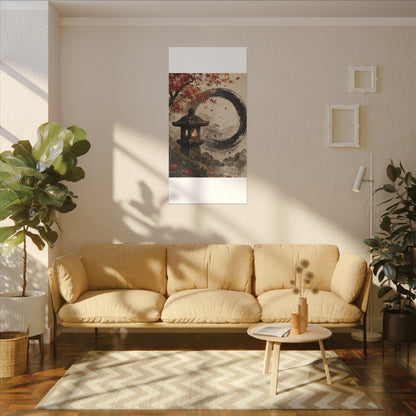 Ma Stone Lantern Canvas Art - Zen Enso