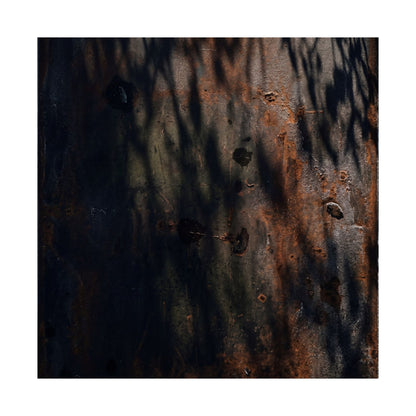 Atmospheric Rust Patina Wall Art Print - Shadow Zen Dark Japandi