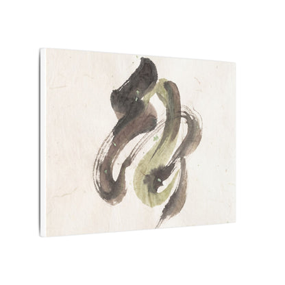 Ink Brushstroke Canvas Art | Spring Japandi Japanese Pattern Art