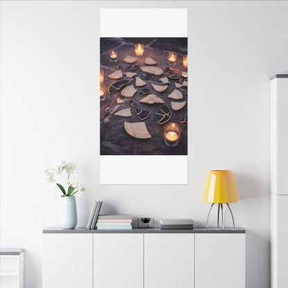 Winter Broken Pottery Broken Beauty Canvas Art | Beautiful Decor