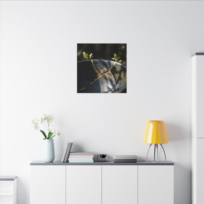 Seijaku Broken Pottery Canvas Art - Dark Japandi Shadow Zen