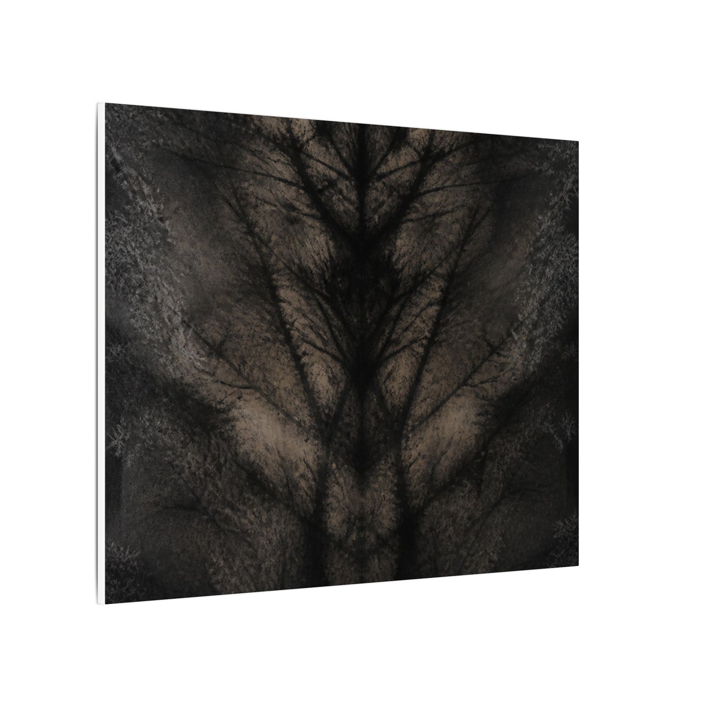 Seijaku Shadow Play Canvas Art - Dark Japandi Charcoal Ink