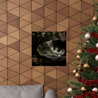 Dappled Ceramic Bowl Wall Art Print - Dark Japandi Fukinsei