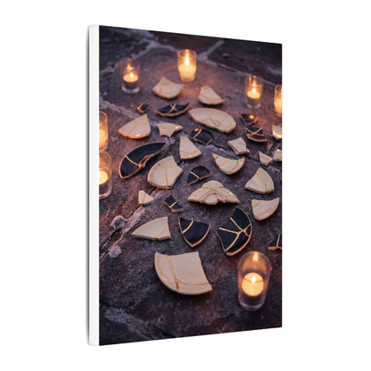 Winter Broken Pottery Broken Beauty Canvas Art | Beautiful Decor