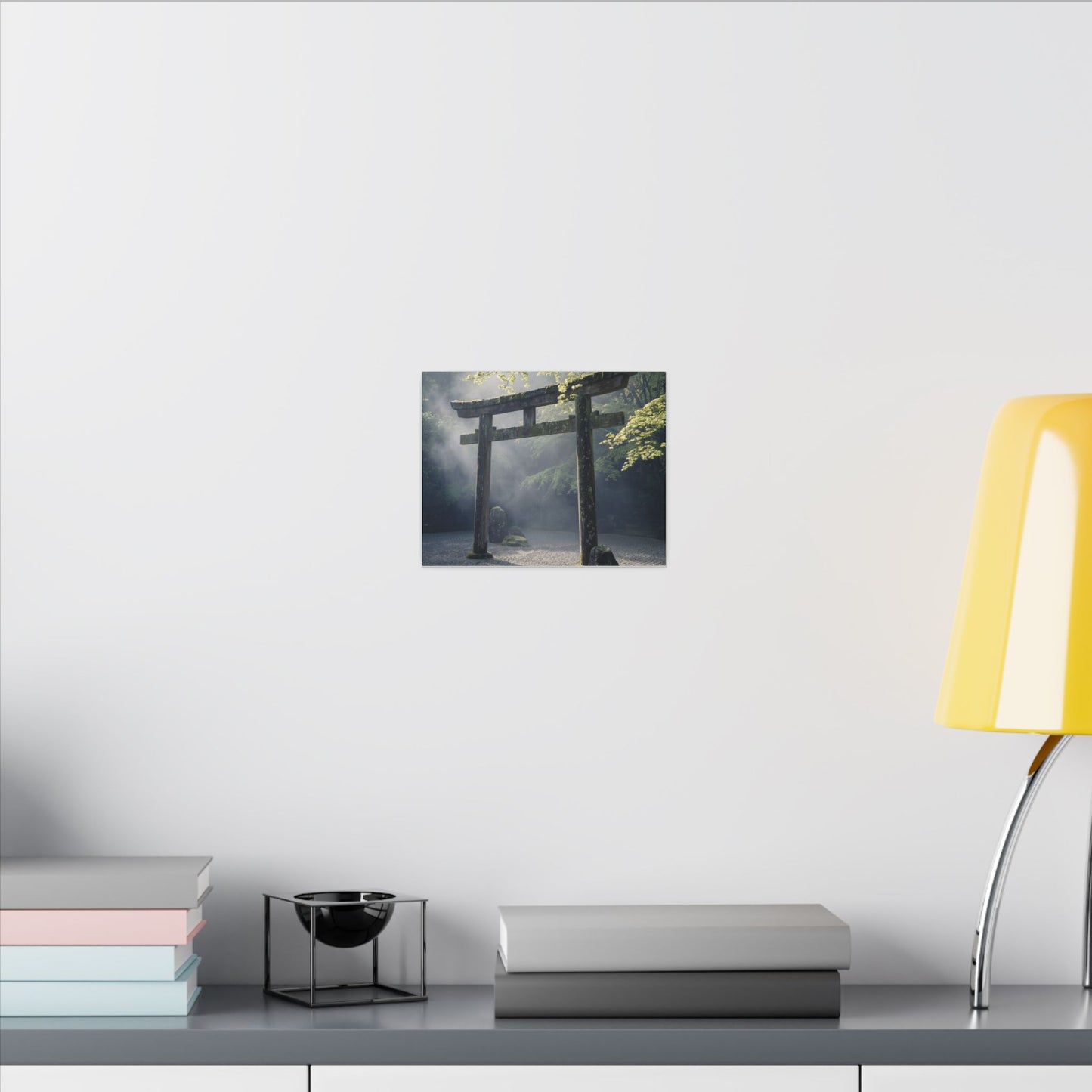 Torii Gate Canvas Art | Spring Zen Karesansui Art