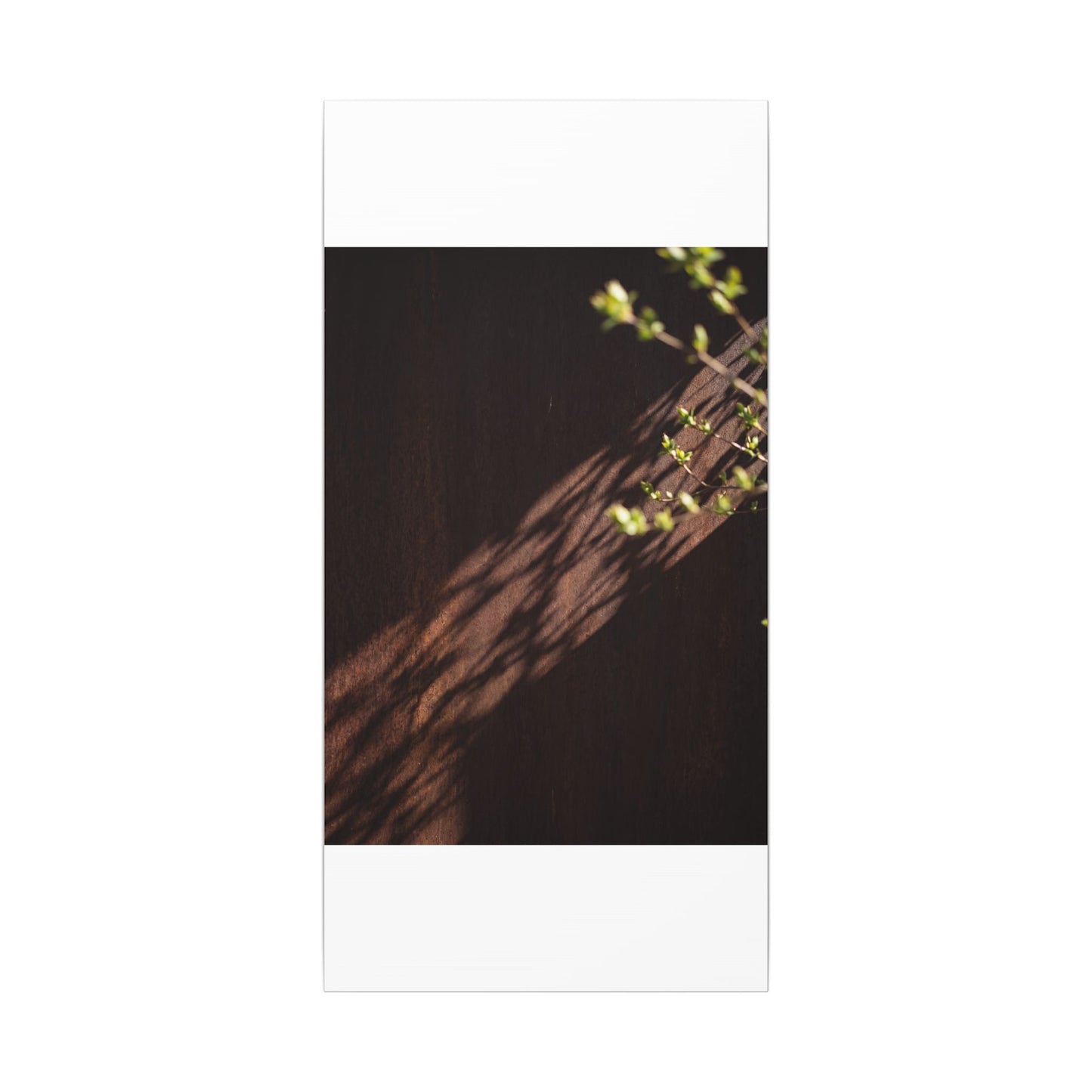 Rust Patina Moody Minimal Canvas Art | Sophisticated Dark Japandi Art