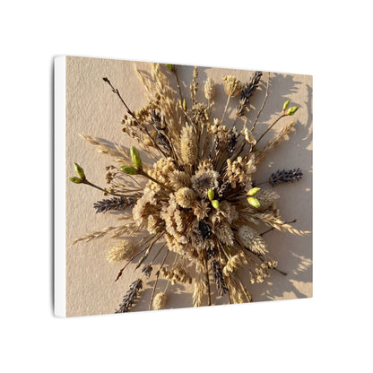 Dried Flowers Spring Canvas Art | Japandi Earthy Design