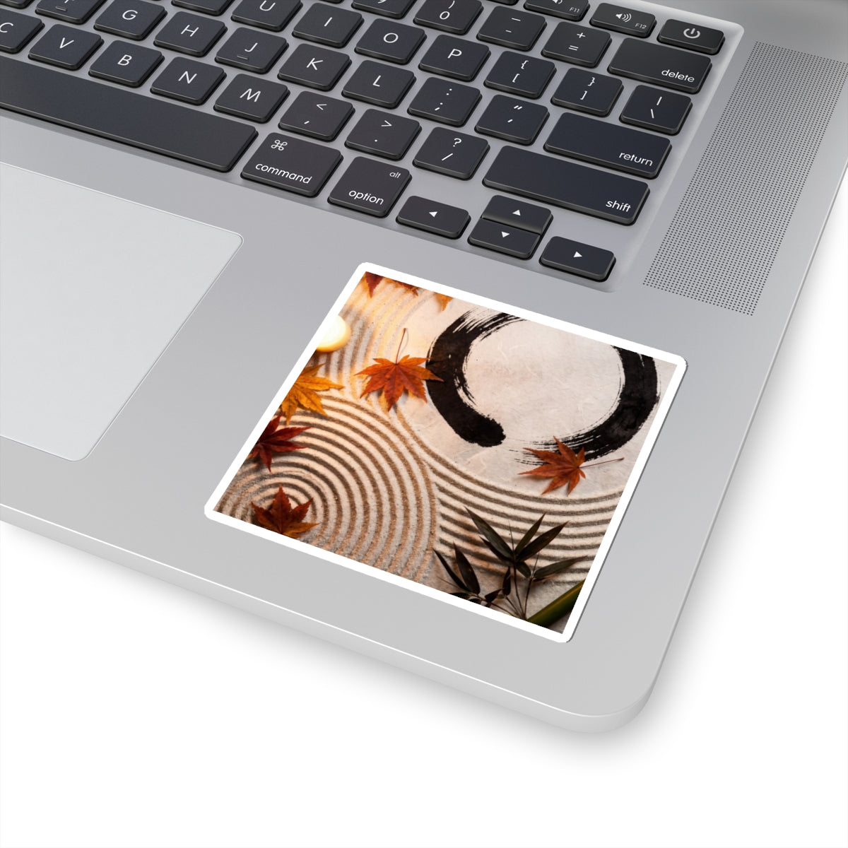 Zen Rock Garden in Candlelight | Enso Sticker