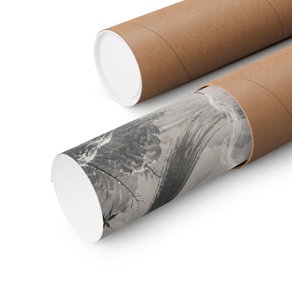 Dappled Incense Smoke Wall Art Print - Zen Seijaku