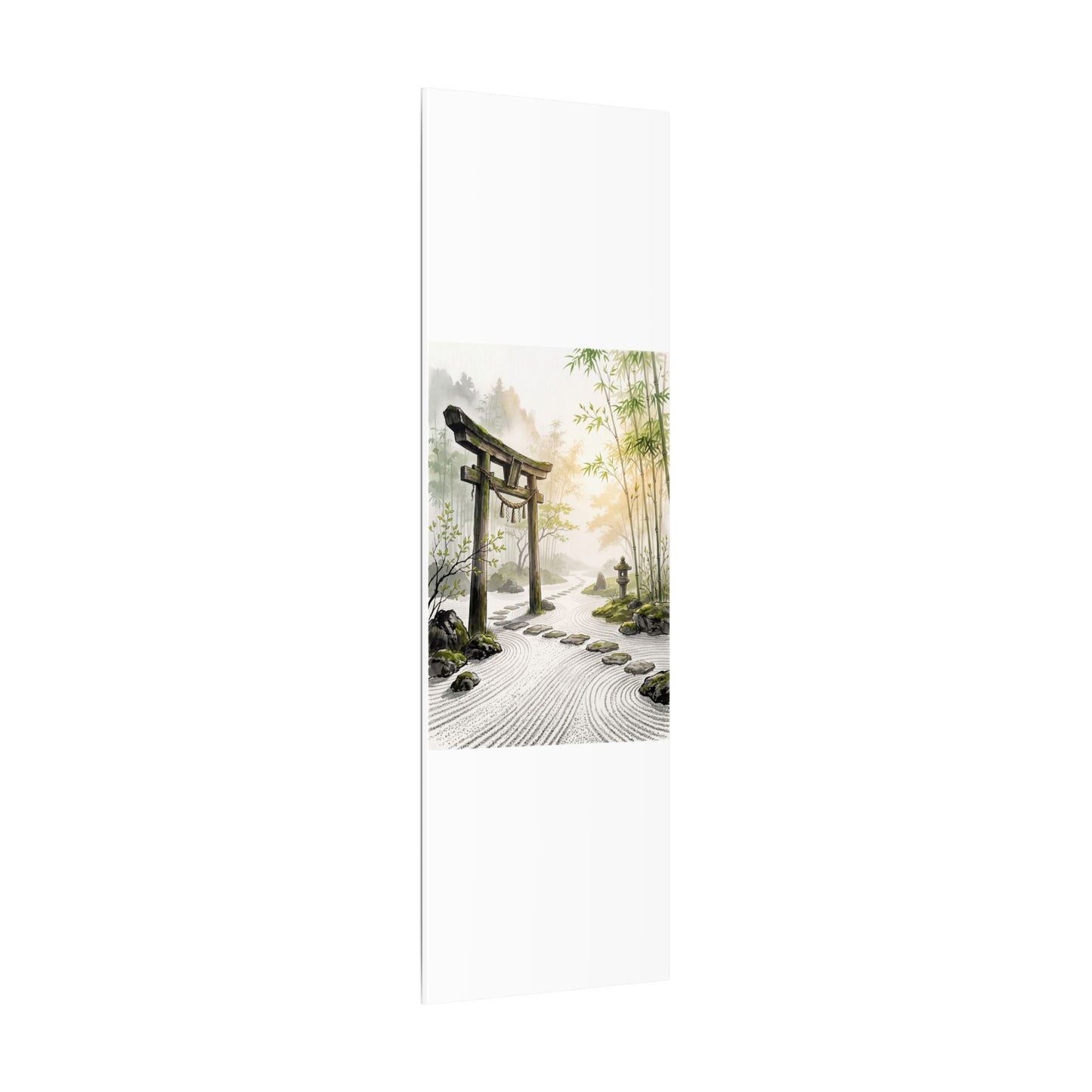 Peaceful Torii Gate Canvas Art - Karesansui Zen