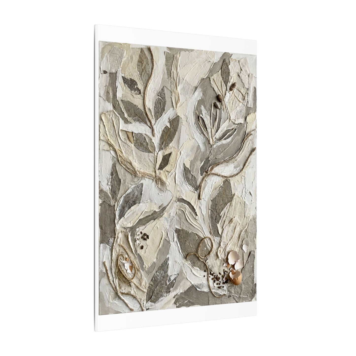 Japandi Textured Canvas Art