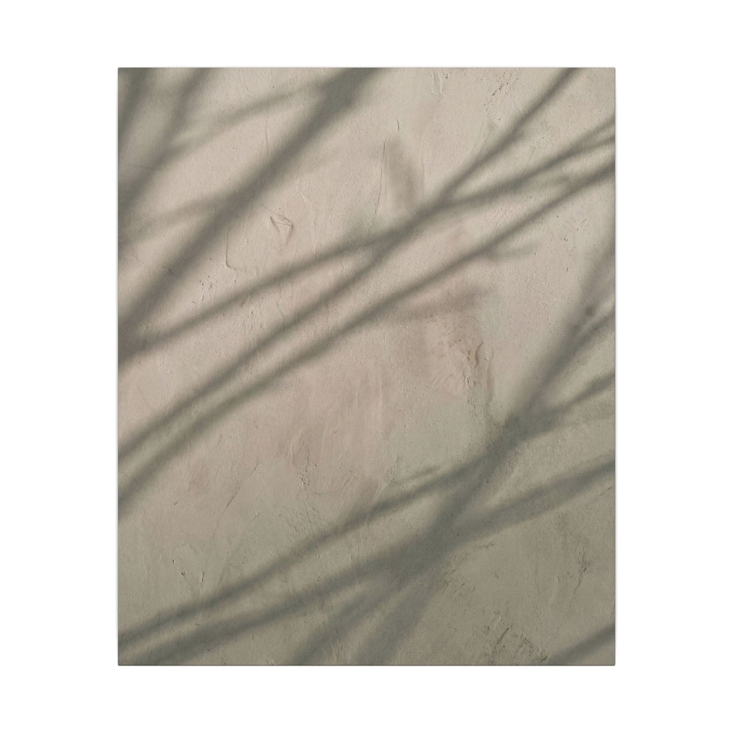 Shadow Play Japanese Pattern Canvas Art | Warm Japandi Art