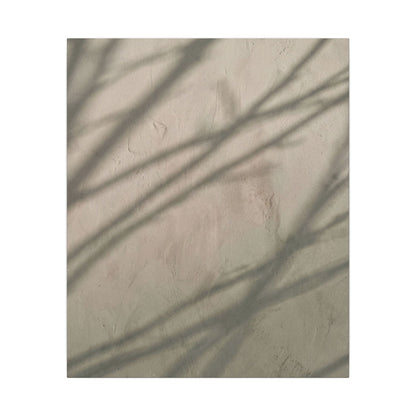 Shadow Play Japanese Pattern Canvas Art | Warm Japandi Art