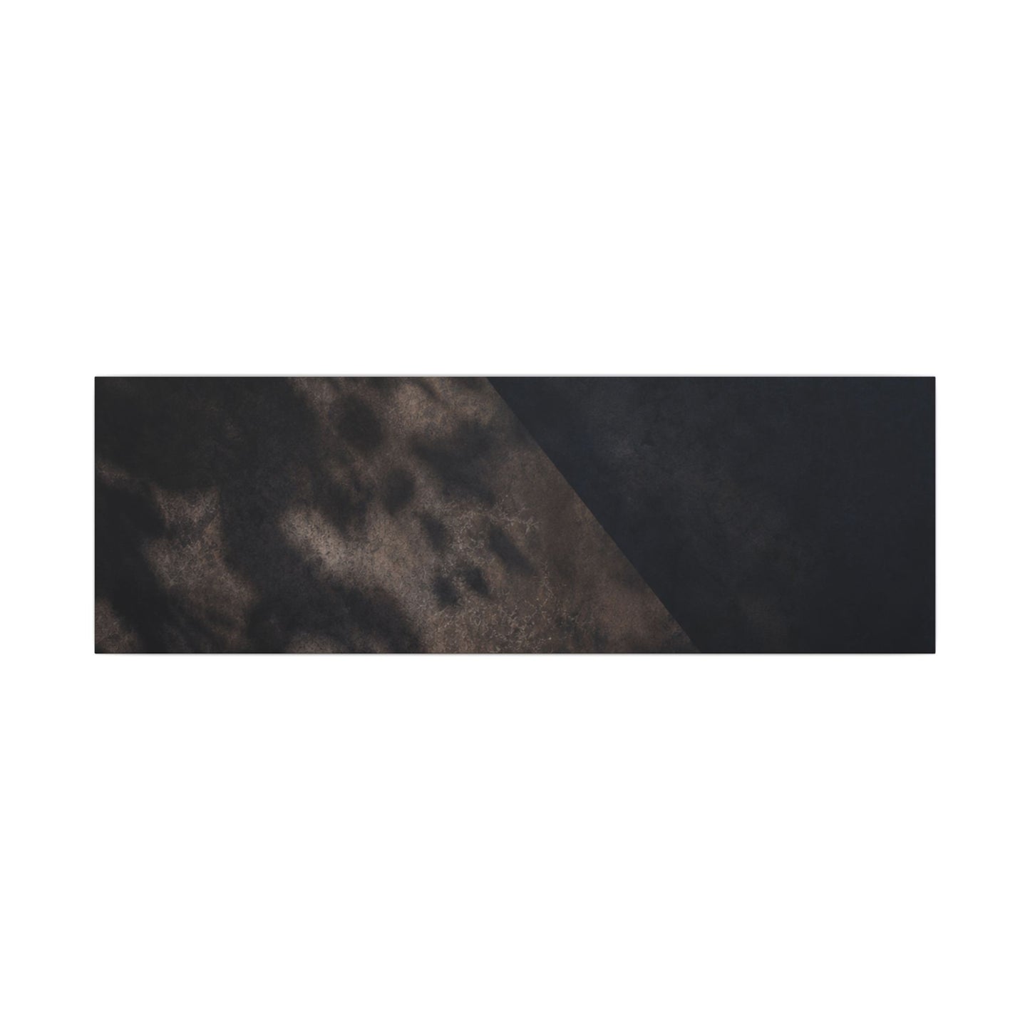 Shadow Play Winter Canvas Art | Dark Japandi Moody Design