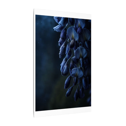 Winter Wisteria Shadow Zen Canvas Art | Atmospheric Decor