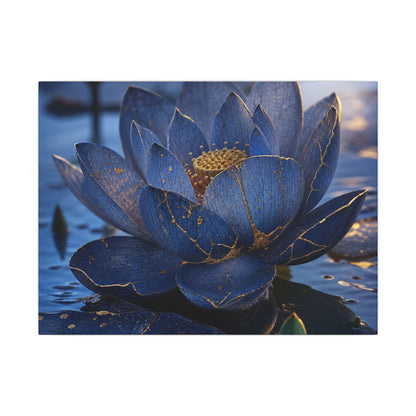 Kintsugi Lotus Flower in Dawn | Broken Beauty Canvas Art