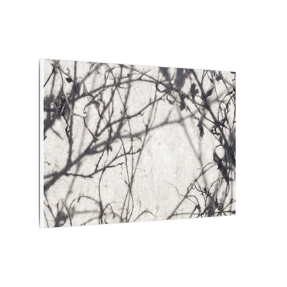 Winter Shadow Play Japanese Pattern Canvas Art | Elegant Decor