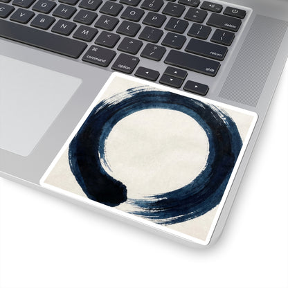 Balanced Meditation Zen Enso Sticker | Balanced Meditation Enso Art Print