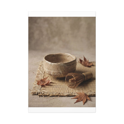 Ma Tea Ceremony Canvas Art - Japandi Texture