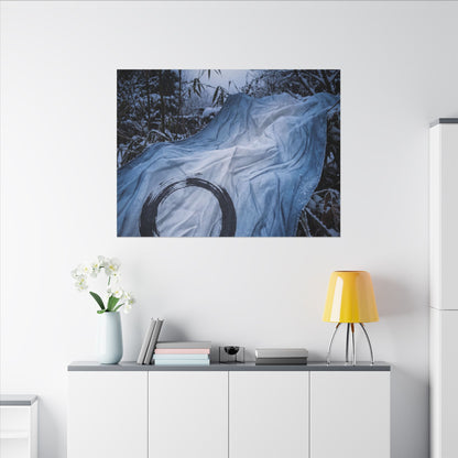 Moonlight Silk Drape Canvas Art - Zen Datsuzoku