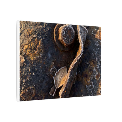 Moody Rust Patina Canvas Art - Moody Minimal Dark Japandi