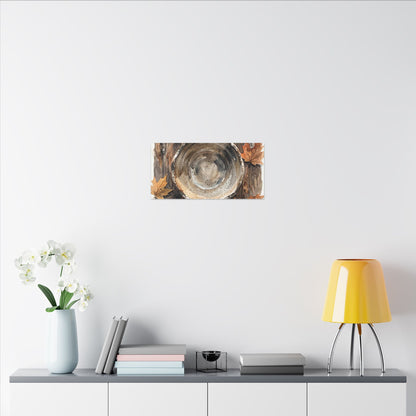 Ma Ceramic Bowl Canvas Art - Japandi Watercolor