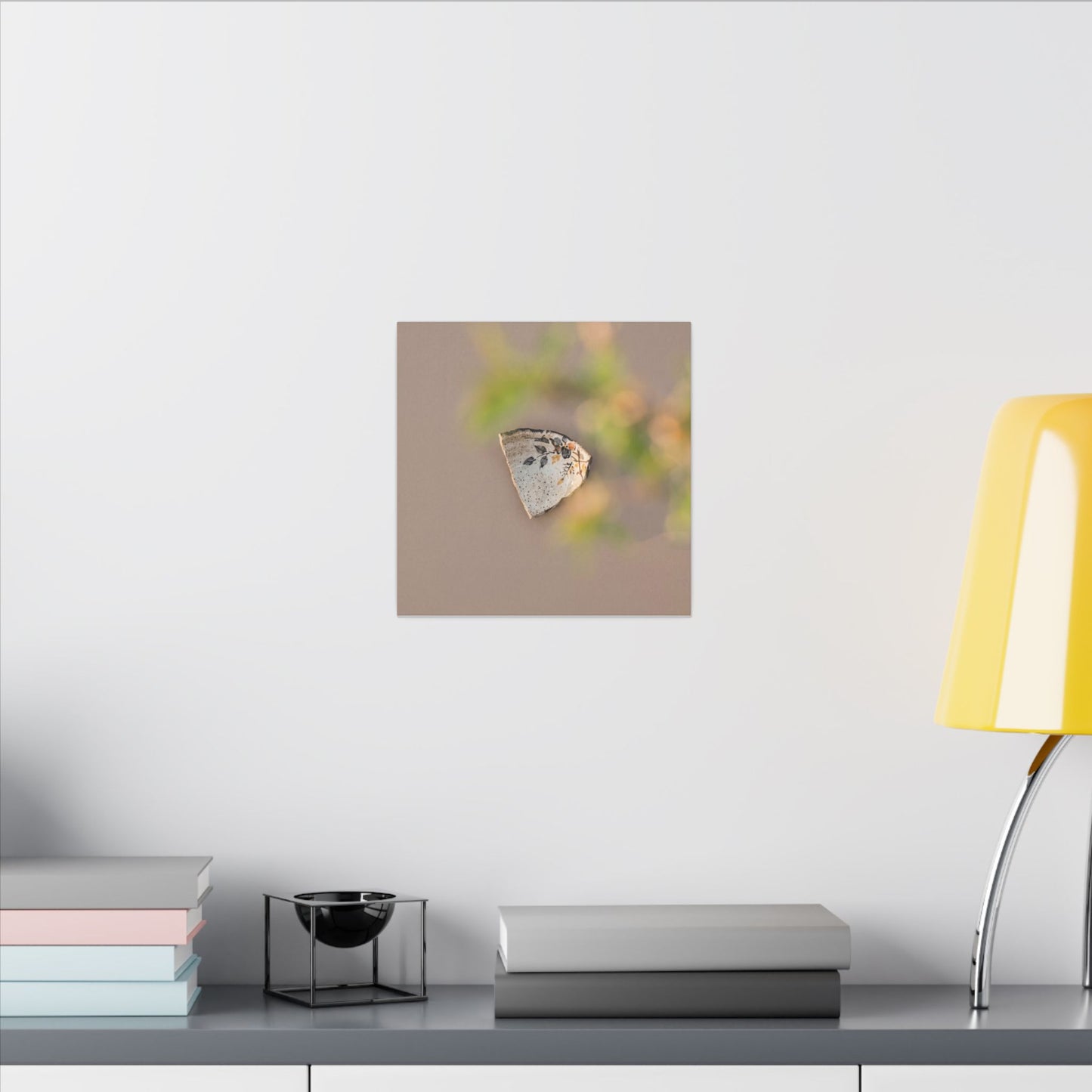 Ceramic Bowl Canvas Art | Spring Japandi Japanese Pattern Art